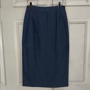 NWOT Bridge & Burn Portland, Oregon Blue Below Knee Pencil Skirt